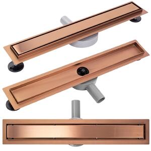 Rea Neo Pro, odtokový sprchový žlab 80 cm, měděná matná, REA-G8022