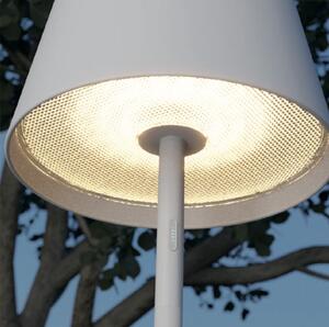 Redo Venkovní LED stojací lampa TESEO stmívatelná Barva: Zelená