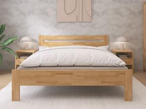 Buková zvýšená manželská postel Tina 180x200, Moření: Buk přírodní