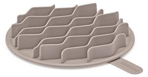 Silikonová protihltací vložka do misky pro psa ø 15 cm Lento Greige S/M – MiaCara