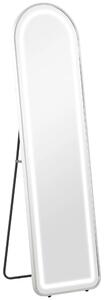 Zrcadlo stojací - Celé zrcadlo - LED zrcadlo - Nástěnné zrcadlo - 40x150 cm - Tři barvy světla