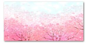 Foto obraz skleněný horizontální Květy višně osh-78464796