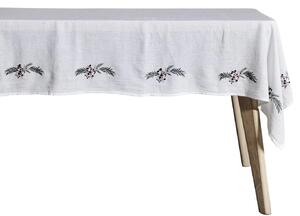 Lene Bjerre Lněný ubrus Penine White - 140 x 220 cm LB267