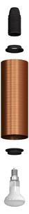 Creative cables Fermaluce vintage nastavitelné kovové nástěnné bodové svítidlo se stínidlem Tub-E14 Barva: Matný bronz