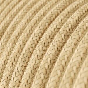 Creative cables Závěsné světlo s textilním kabelem a dřevěnou úpravou Barva: Efekt wenge