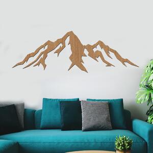 Dřevo života | Dřevěný obraz Horské vrcholky | Rozměry (cm): 40x13 | Barva: Horský dub