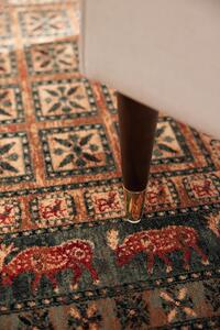 Kusový koberec vlněný Osta Kashqai 4301 500 béžový zelený Rozměr: 80x160 cm