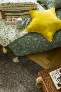 Kulatý koberec vlněný Agnella Diamond Aiko Vřesový Šedý Rozměr: průměr 170 cm