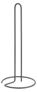 Matně černý ocelový stojan na papírové utěrky ø 14 cm Lava – Metaltex