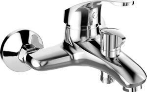 Mereo Vanová nástěnná baterie, Sonáta, 100 mm, s keramickým přepínačem, bez příslušenství, chrom CB901A04N