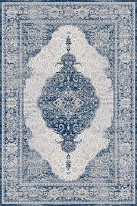 Agnella klasický vlněný koberec Isfahan Zephyr Szary modrý Rozměr: 160x240 cm