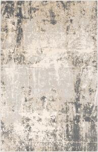 Agnella moderní vlněný koberec Isfahan M Contre Popelatý Abstraktní šedý Rozměr: 160x240 cm