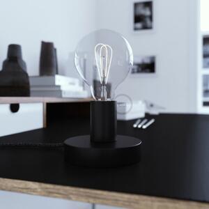 Creative cables Kovová stolní lampa Posaluce Barva: Matný chrom