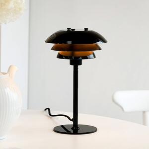 Dyberg Larsen Stolní lampa SIXTEEN, černá, kov, E27, Černá, Obývací pokoj / jídelna, kov, Skandinávský