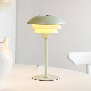 Dyberg Larsen Stolní lampa SIXTEEN, mátově zelená, kov, E27, Zelená, Obývací pokoj / jídelna, kov, Skandinávský