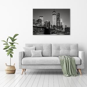 Foto-obraz canvas do obýváku Manhattan noc oc-80201482