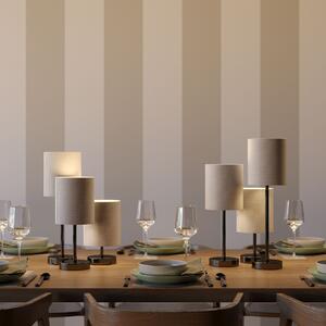 Creative cables Kovová stolní lampa Alzaluce pro stínidlo Velikost: 25 cm, Barva: Matná černá