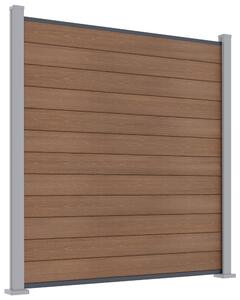 ROJA ELEMENT plotový panel WPC 180x180 cm a koncovky - teak