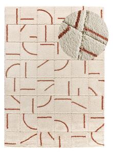 Koberec v cihlové a krémové barvě 160x230 cm Brenda – Universal