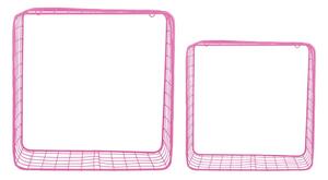 Růžové ocelové police v sadě 2 ks 35 cm Reja – PT LIVING