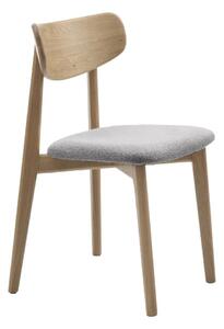Jídelní židle ve světle šedo-přírodní barvě Elim – Unique Furniture