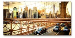 Foto obraz skleněný horizontální Brooklynský most osh-80633188