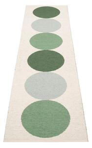Zeleno-krémový vnitřní a venkovní běhoun 70x280 cm Otto Herb – Pappelina