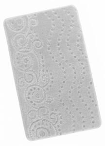 Koupelnová předložka před vanu 60x100cm ornament světle šedý