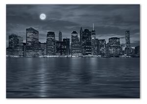 Fotoobraz na skle New York noc osh-81226490