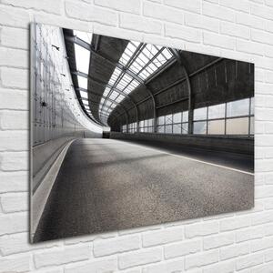 Fotoobraz skleněný na stěnu do obýváku Cesta v tunelu osh-81367469