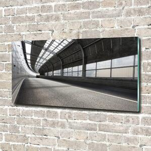 Fotoobraz skleněný na stěnu do obýváku Cesta v tunelu osh-81367469