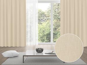 Biante 100% zatemňovací závěs Blackout BKM-304 Krémový melír- šířka 140 cm 140x210 cm