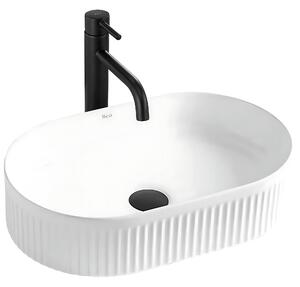 Umyvadlo na desku Rea Vanda 49 cm bílé