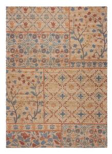 Ručně tkaný koberec s příměsí juty v přírodní barvě 160x230 cm Taylor Patchwork – Flair Rugs