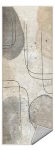 Šedo-krémový pratelný běhoun 80x200 cm Simple Lines – Mila Home