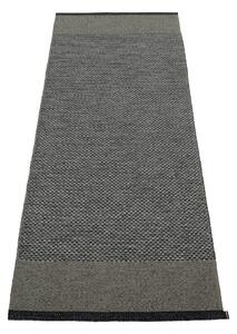 Antracitový vnitřní a venkovní běhoun 70x200 cm Edit Charcoal – Pappelina