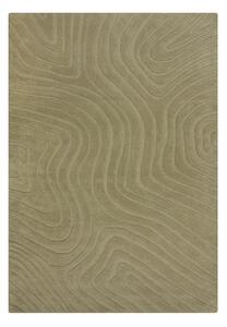 Khaki ručně tkaný vlněný koberec 200x290 cm Mesmerise Sage – Flair Rugs