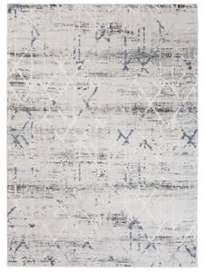 Makro Abra Moderní kusový koberec TROYA V489L krémový modrý Rozměr: 140x200 cm
