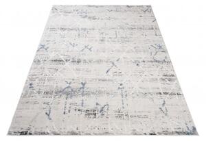 Makro Abra Moderní kusový koberec TROYA V489L krémový modrý Rozměr: 140x200 cm