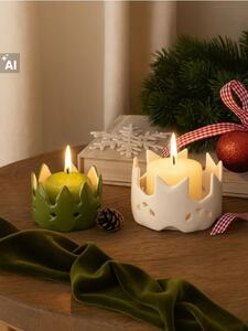 Sinsay - Svícny s vánočním motivem 2 pack - vícebarevná