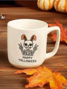 Sinsay - Hrnek s halloweenským motivem - oranžová