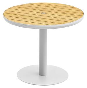 Zahradní jídelní stůl BALI 90 CM WHITE Exteriér | Zahradní stoly