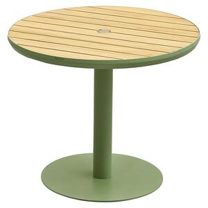 Zahradní jídelní stůl BALI 90 CM GREEN Exteriér | Zahradní stoly
