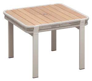 Zahradní jídelní stůl BORROMEO 100 CM TAUPE Exteriér | Zahradní stoly