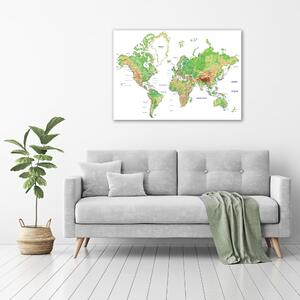 Moderní fotoobraz canvas na rámu Mapa světa oc-82821199