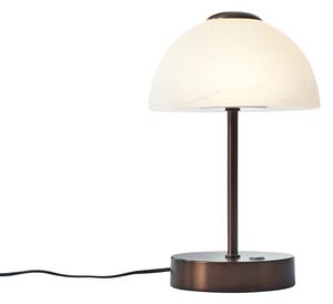Designová stolní lampa tmavě bronzová vč. LED stmívatelná - Joya