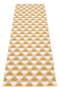 Okrově žlutý vnitřní a venkovní běhoun 70x250 cm Dana Ochre – Pappelina
