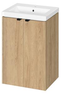 Cersanit Ovida umyvadla se skříňkou 50 cm dub S4047-004