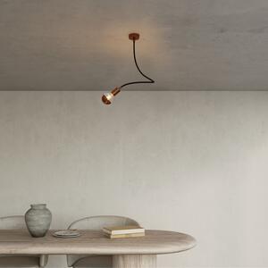 Creative cables Nástěnná a stropní lampa creative flex velikosti 60 cm Barva: Matný chrom
