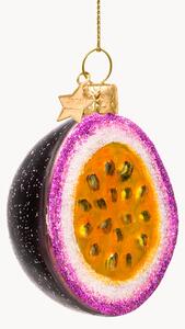 Ručně foukaná vánoční ozdoba Passion Fruit